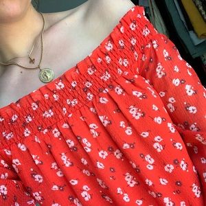 Off the shoulder dress